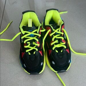 Fila Black and Green Sneakers for Everyday Comfort